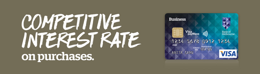 BusinessVantage Visa Credit Card - competitive interest rate on purchases. BusinessVantage Visa Credit Card - competitive interest rate on purchases.