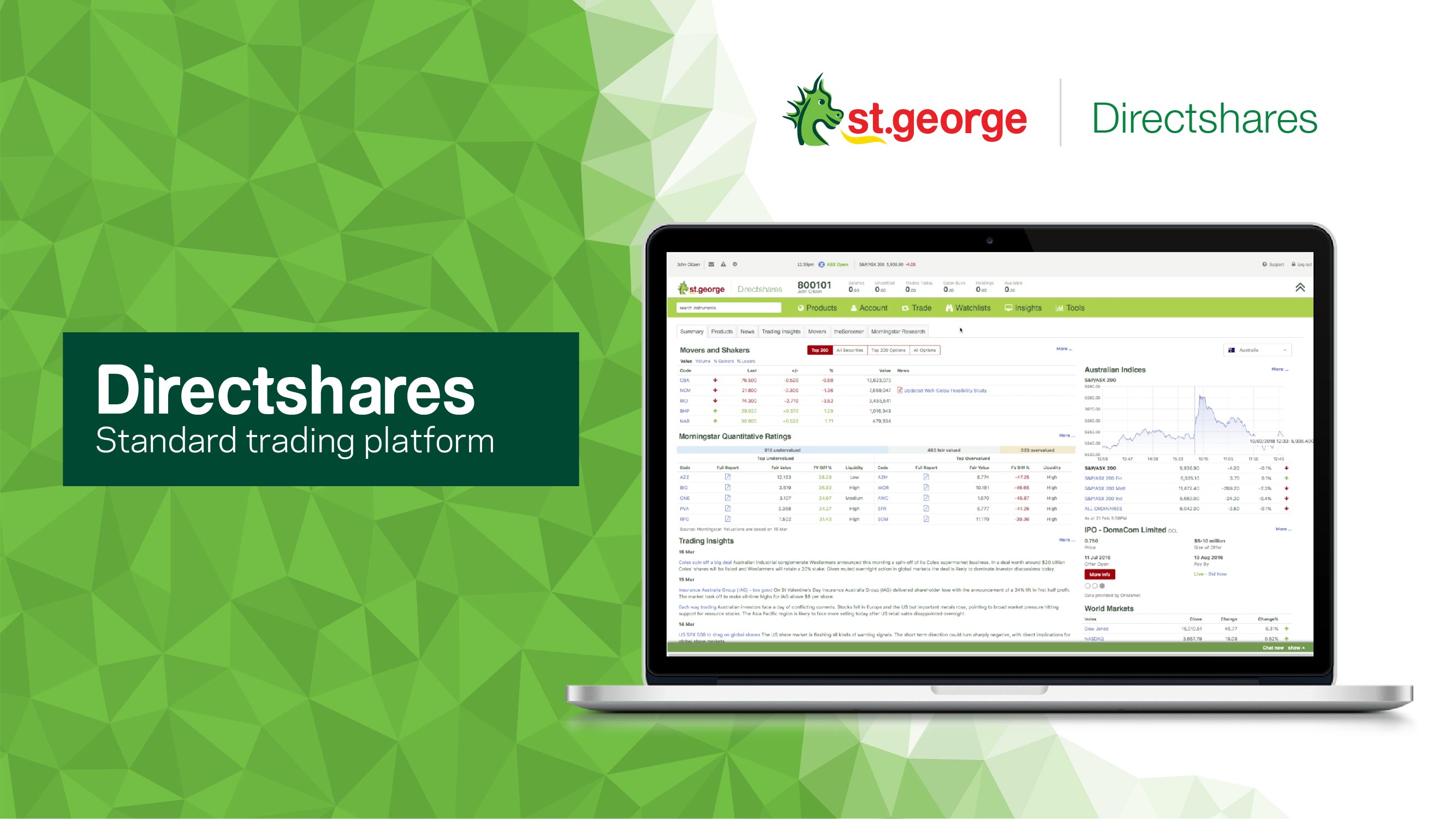 Directshares Standard Platform